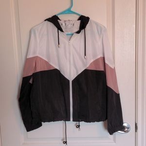 Striped Windbreaker